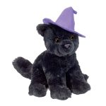Mini Halloween Soft Cat with Hat